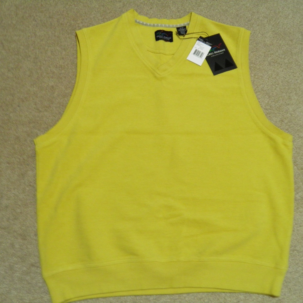 Greg Norman Golfing Vest - NWT, size Medium